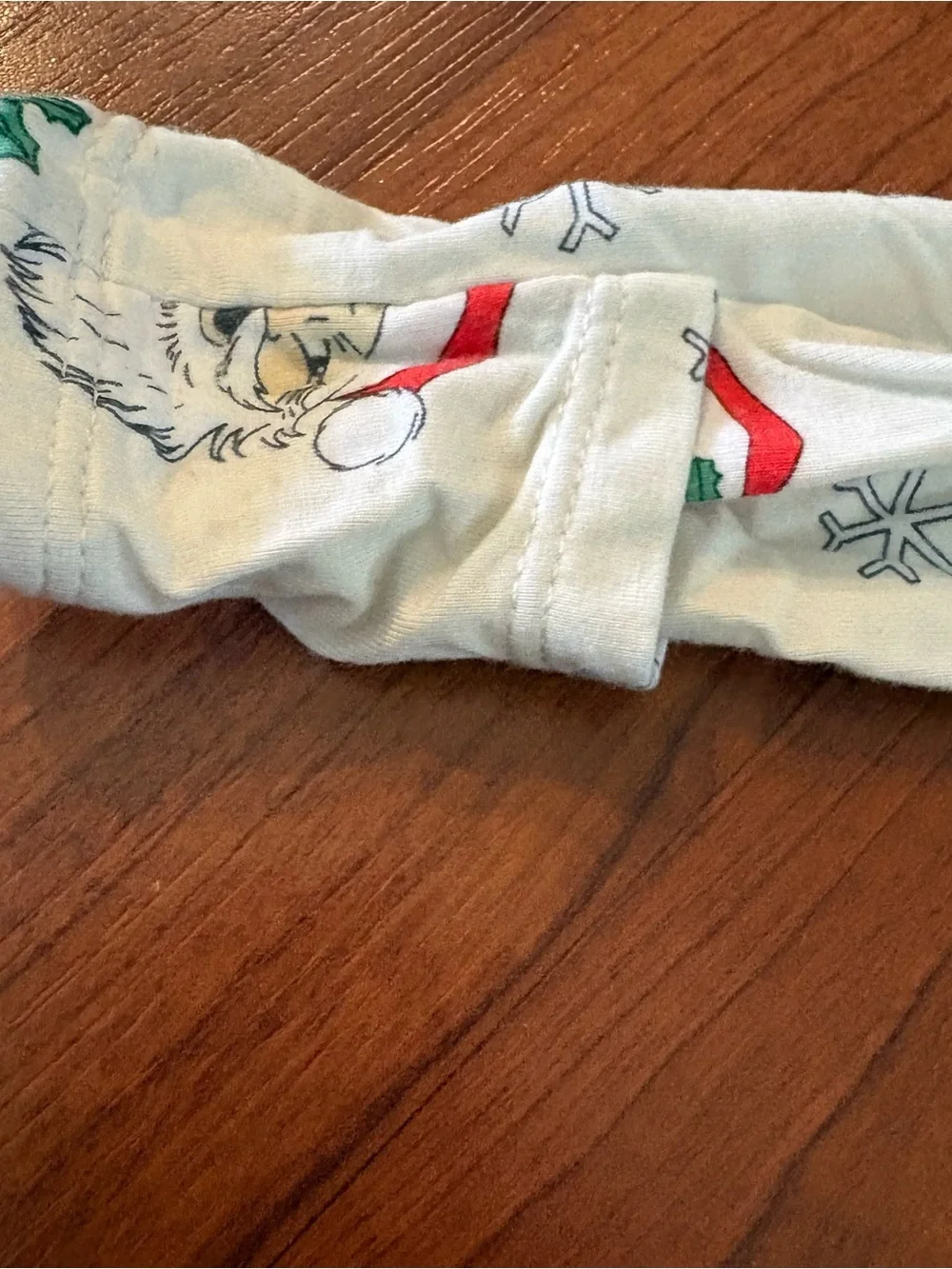 Angel Dear White Santa Zip Bamboo Sleeper 0-3M